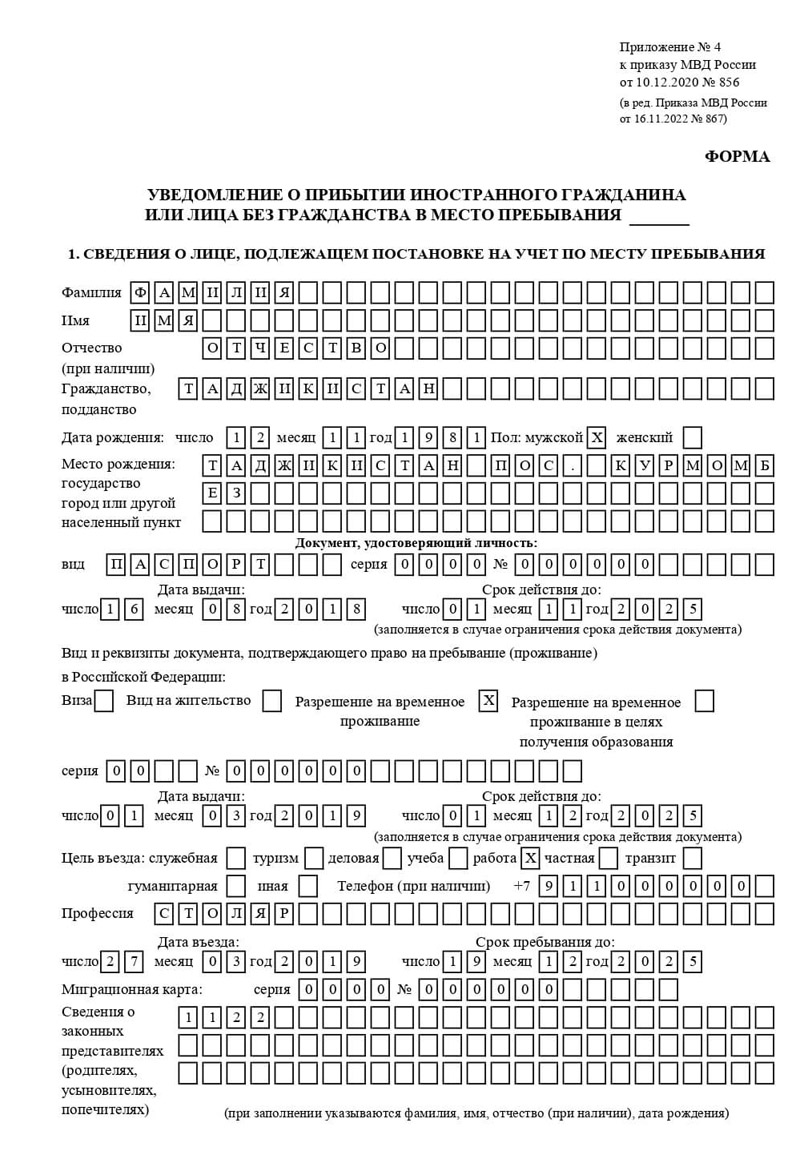 временная регистрация в Шагонаре